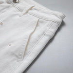 Pearl-Embellished Asymmetric Cut-Out Shorts