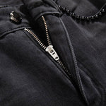 Rhinestones & Pearls Embroidery Patchwork Ankle Jeans