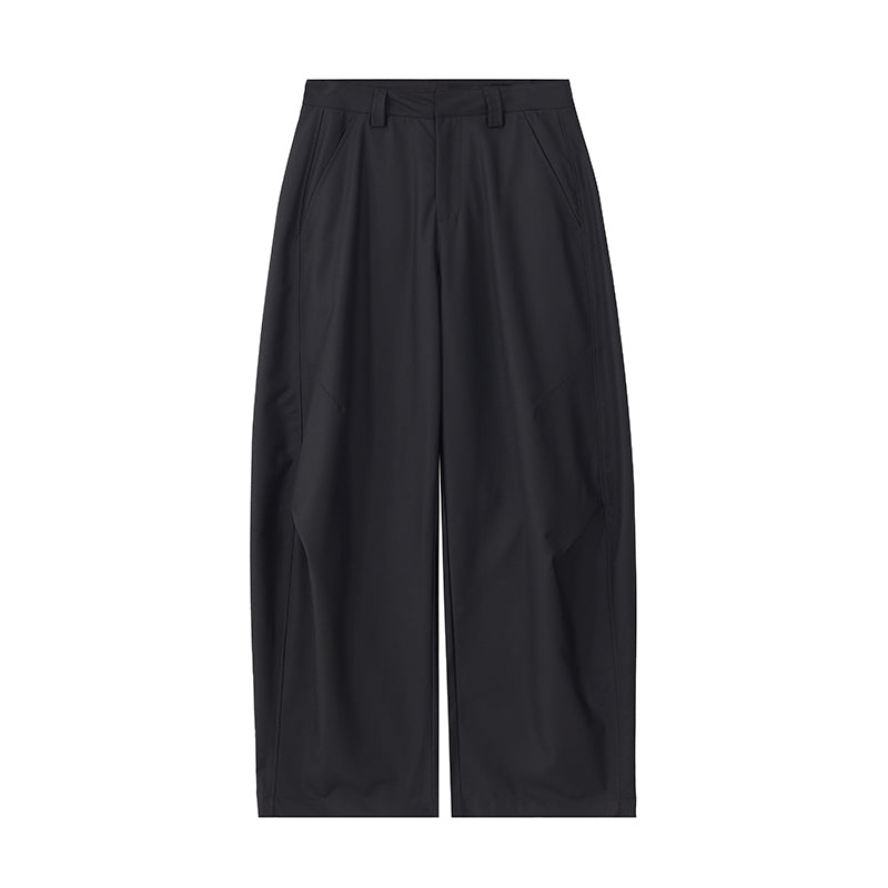 Pleated Barrel Fit Trousers