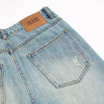 Oversized Faded Ripped Jeans