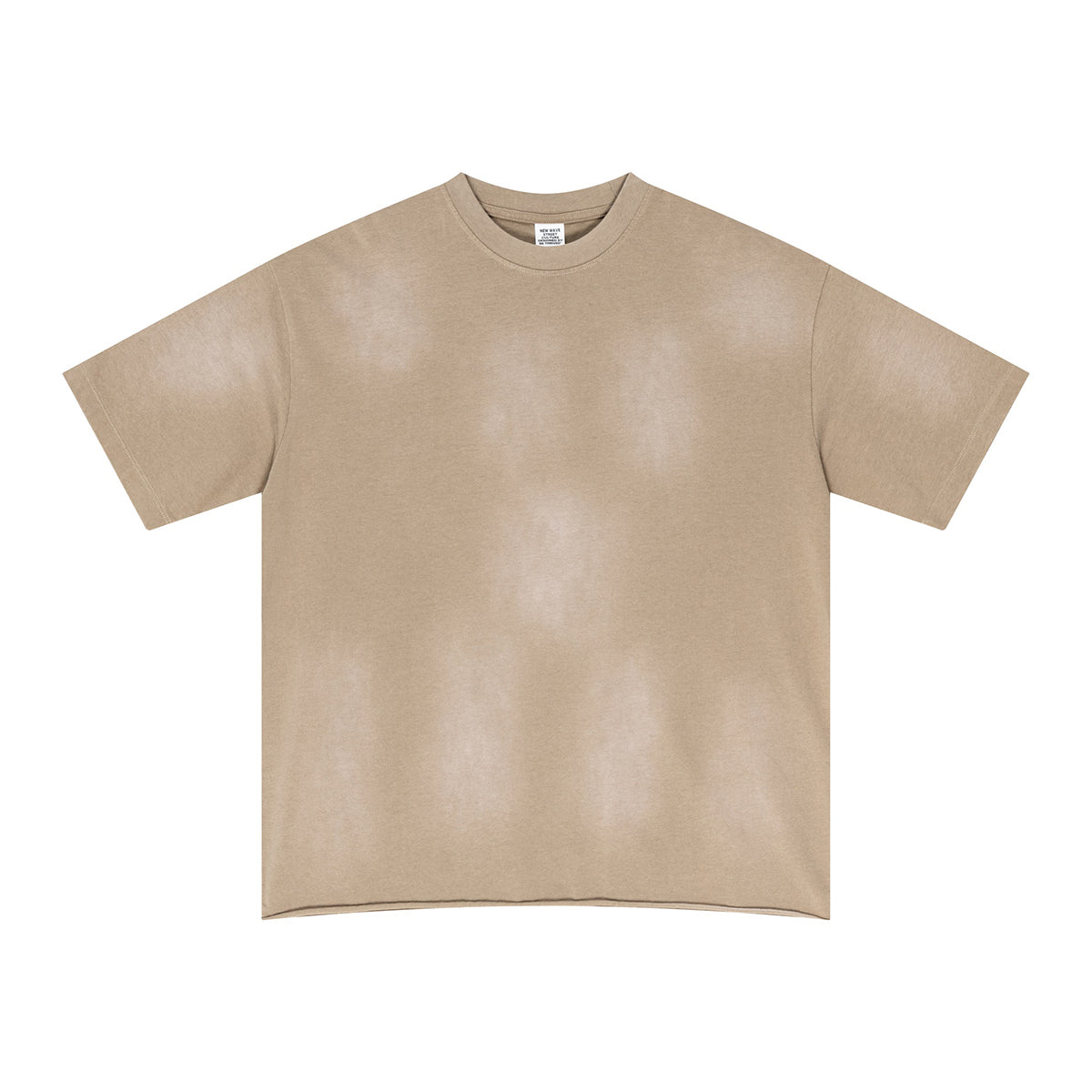 Raw Hem Painted Baggy T Shirt 285gsm