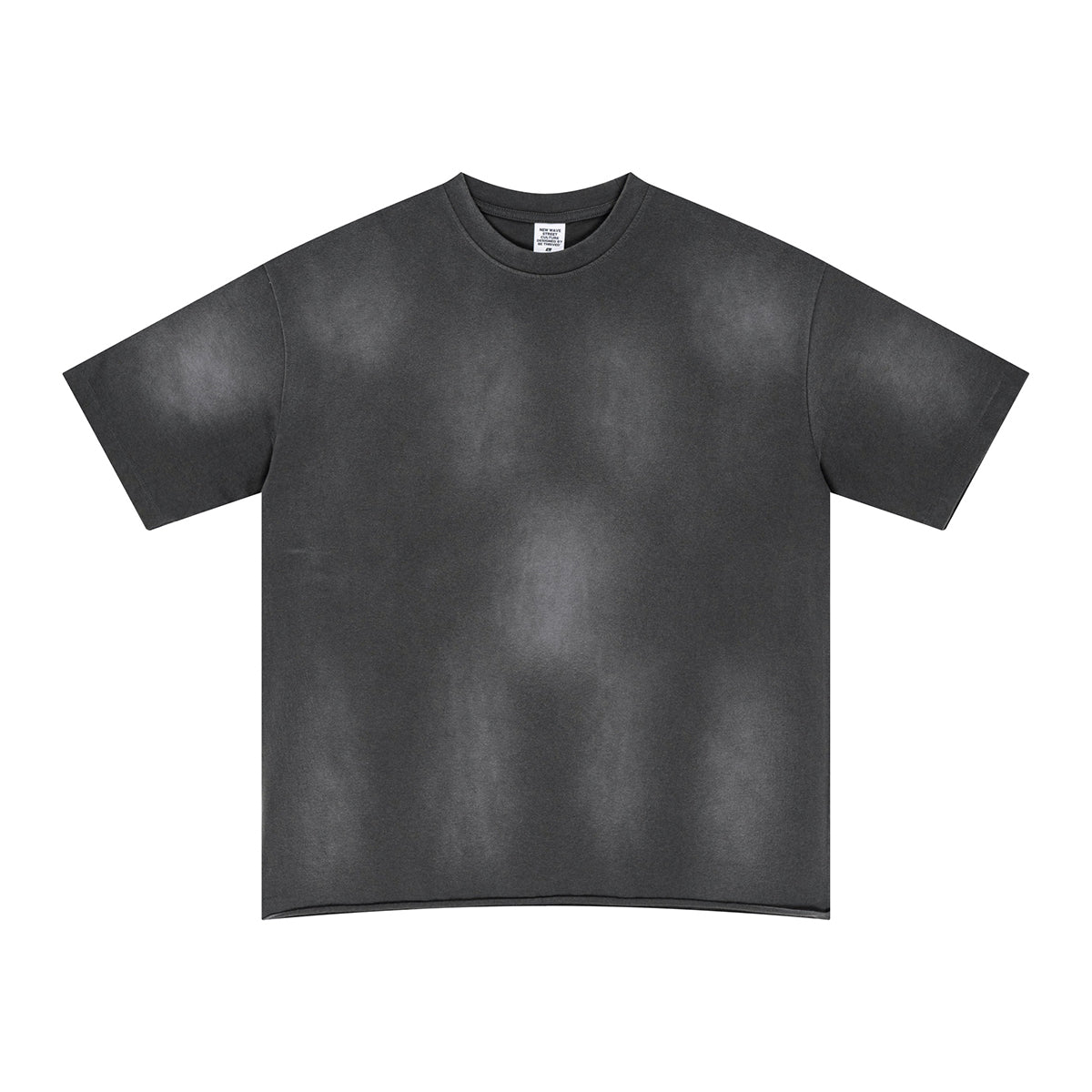 Raw Hem Painted Baggy T Shirt 285gsm