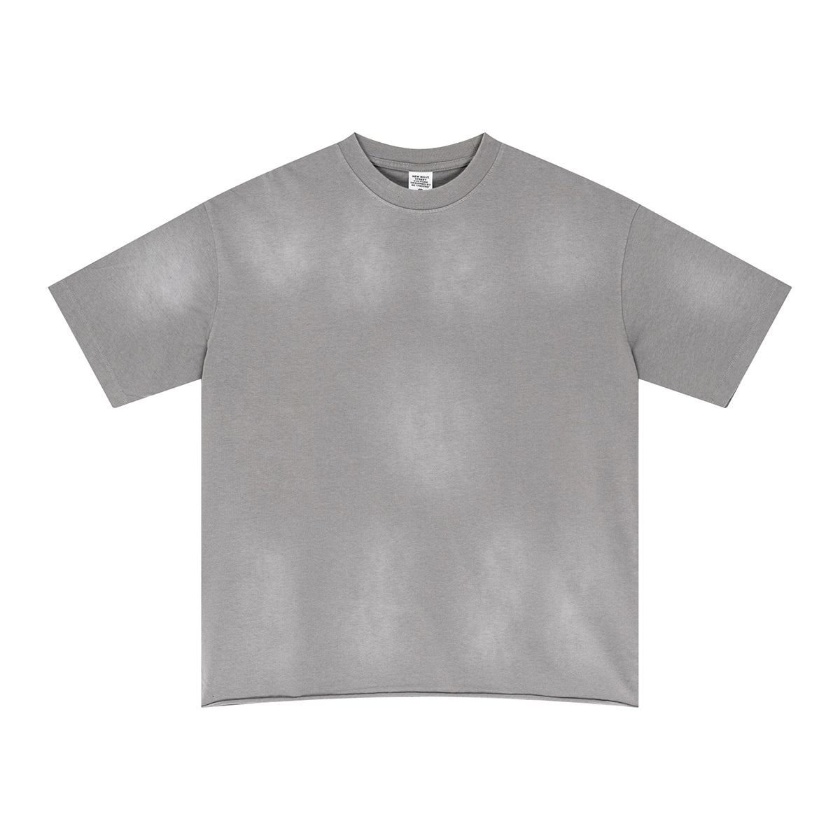 Raw Hem Painted Baggy T Shirt 285gsm