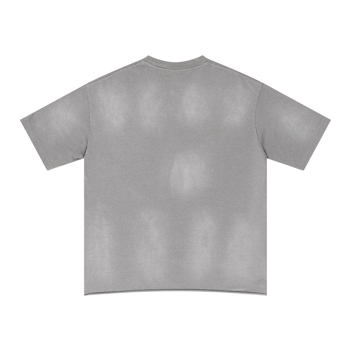 Raw Hem Painted Baggy T Shirt 285gsm