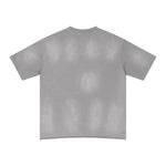 Raw Hem Painted Baggy T Shirt 285gsm