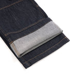 Loose Fit Denim Cargo Trousers