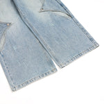 Y2K Hollow Out Patchwork Ripped Jeans