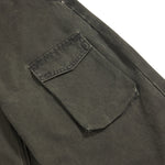 Loose Fit Pleated Knee Cargo Trousers