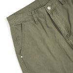 Solid Color Relaxed Fit Cotton Trousers