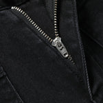 Pearl-Embellished Embroidered Patchwork Cut-Out Jeans