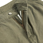 Solid Color Relaxed Fit Cotton Trousers