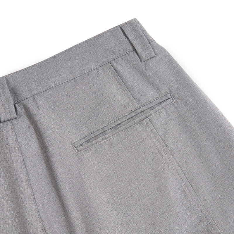 Pleated Barrel Fit Trousers