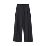 Pleated Wide-Leg Trousers
