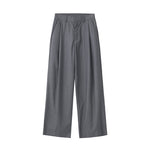 Pleated Wide-Leg Trousers