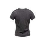 Washed Cotton Pleated Waist Tee 285gsm