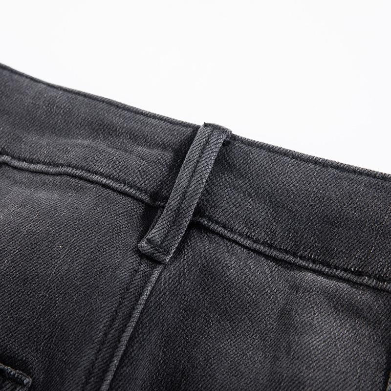 Pearl-Frog Embroidered Wide-Leg Jeans