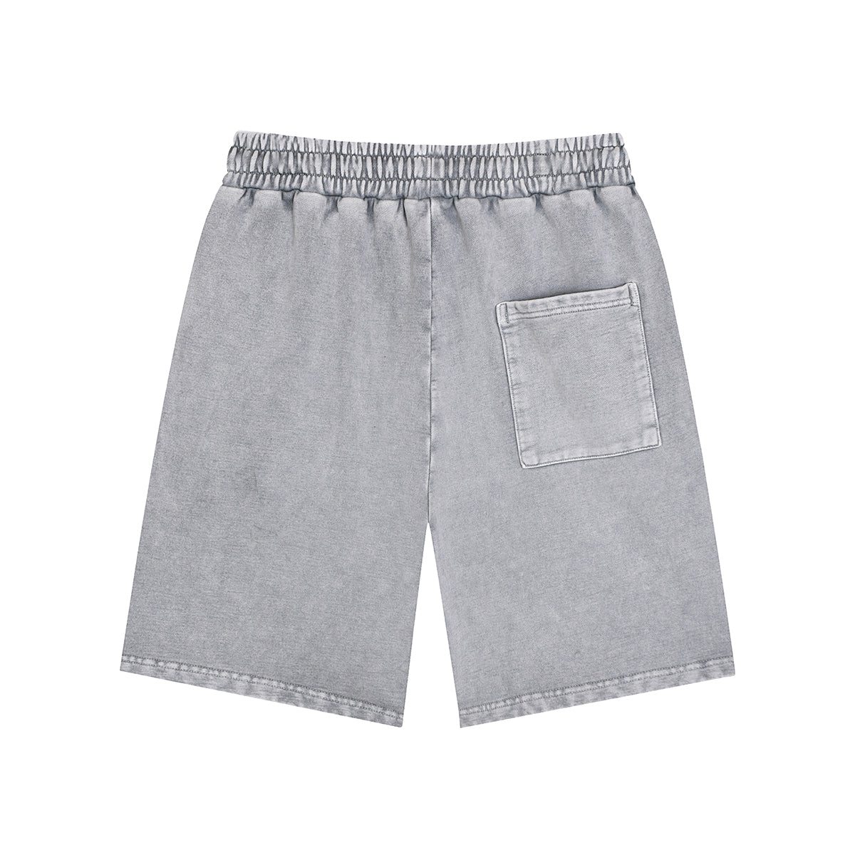 Men's Casual Washed Drawstring Sweat Shorts