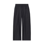 Wide Leg Single Pleat Trousers