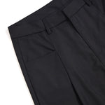 Wide Leg Single Pleat Trousers