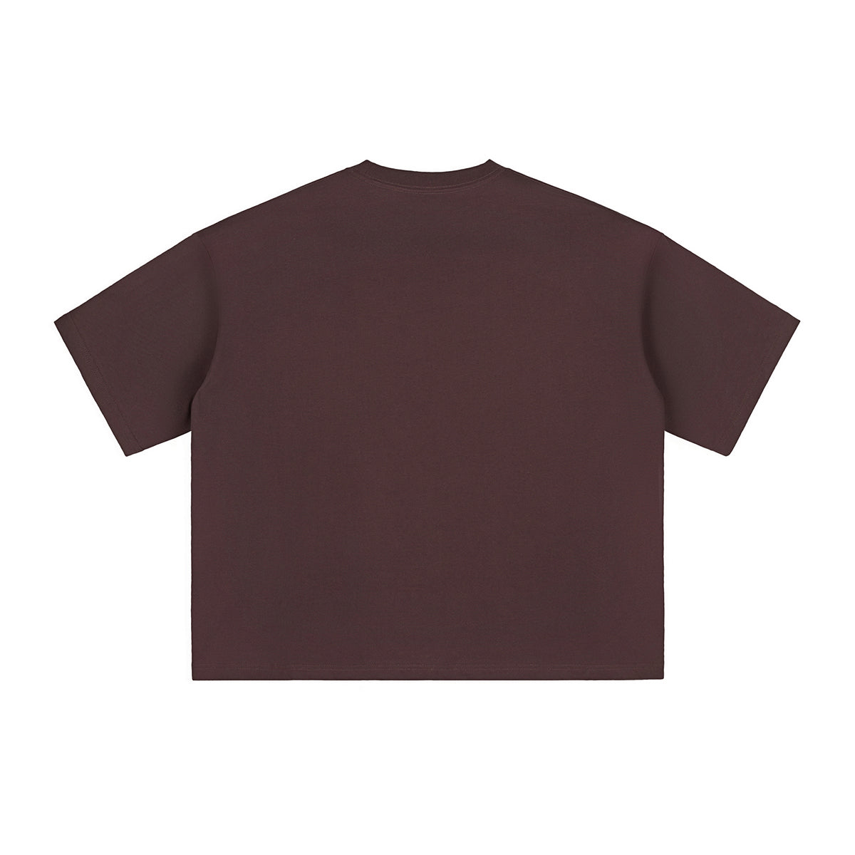 Plain Color Boxy Cotton T Shirt 230gsm