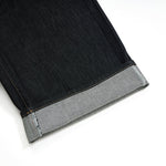 Black Selvedge Denim Cropped Pants
