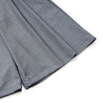 Double Pleat Relaxed Fit Bermuda Shorts