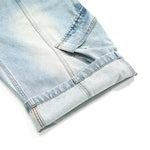 Baggy Cargo Denim Cropped Pants