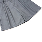 Double Pleat Relaxed Fit Bermuda Shorts