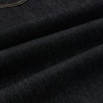 Black Selvedge Denim Cropped Pants