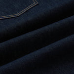 Barrel-Leg Selvedge Denim Cropped Pants