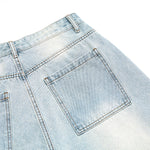 Baggy Cargo Denim Cropped Pants