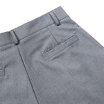 Double Pleat Relaxed Fit Bermuda Shorts