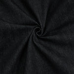 Black Selvedge Denim Cropped Pants