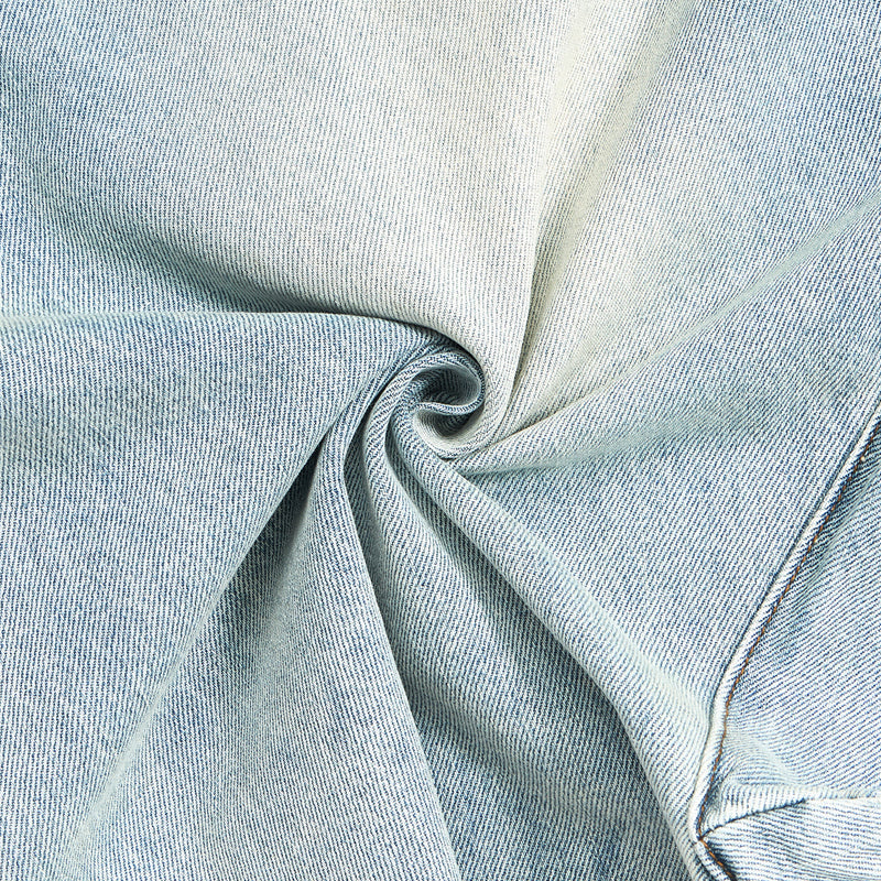 Baggy Cargo Denim Cropped Pants