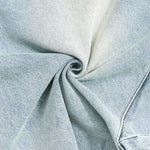 Baggy Cargo Denim Cropped Pants