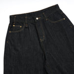 Black Selvedge Denim Cropped Pants