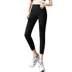 Slim Fit High-Waisted Capri Jeggings