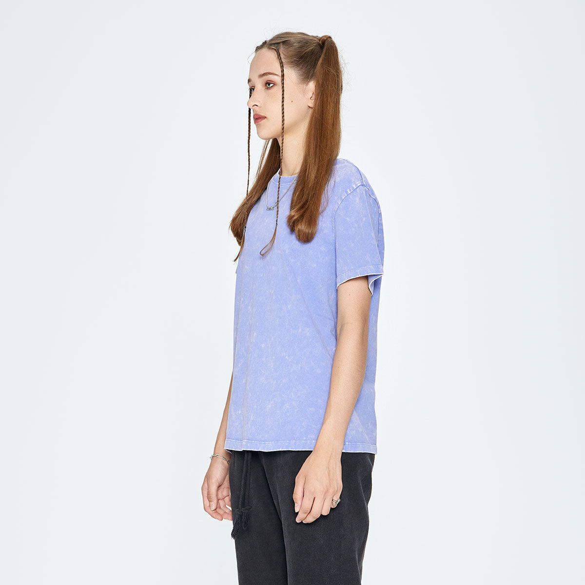 Women's Stone Wash Relaxed Fit Tee 250gsm
