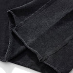 Patchwork Asymmetrical Hem T Shirt 260gsm