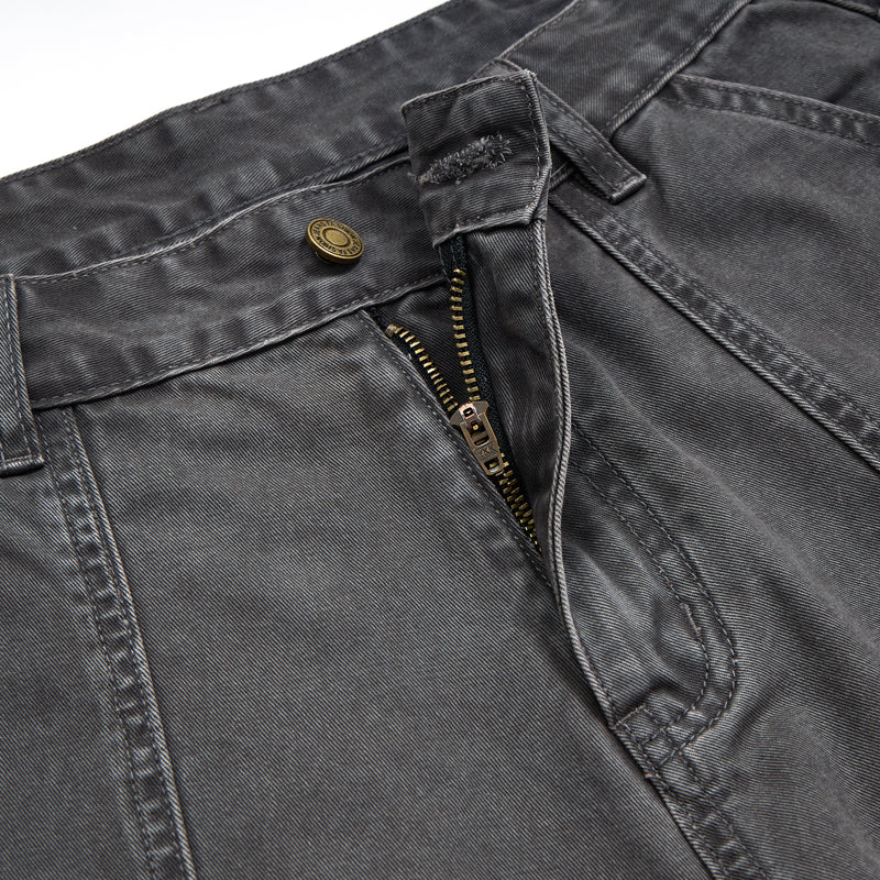 Dark Gray Cargo Cropped Pants