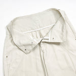 Beige Oversized Cargo Cropped Pants