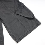 Dark Gray Cargo Cropped Pants
