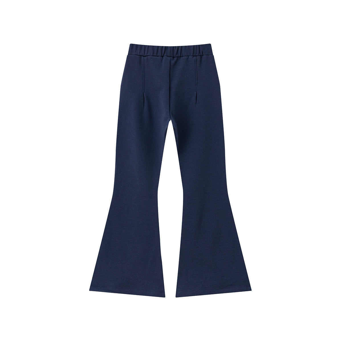 Women's Pleated Flared Plush Trousers