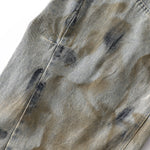 Vintage Tie-Dye Barrel-Leg Distressed Jeans