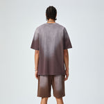 Washed Gradient Baggy T Shirt 250gsm
