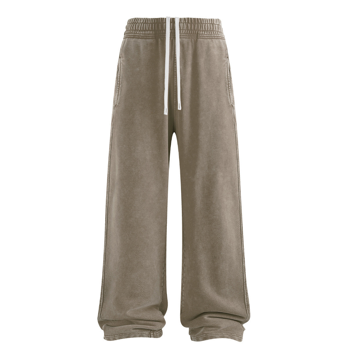 Sweatpants Washed Wide-Leg Vintage Streetwear Joggers