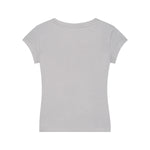 Solid-Color V-Neck Cotton T-Shirt 215gsm