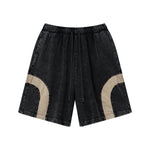 Contrast Arc Loose Fit Shorts