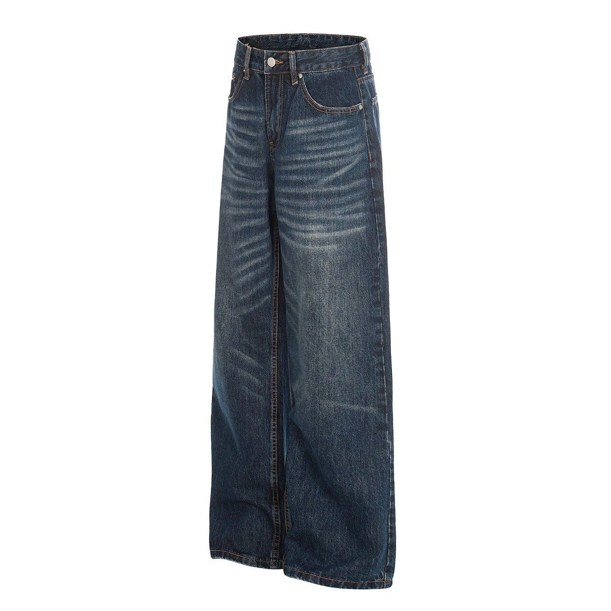 Classic Dark Wash High Waist Jeans