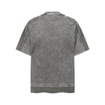 Vintage Washed Patchwork Short Sleeve Chest Pocket Tee